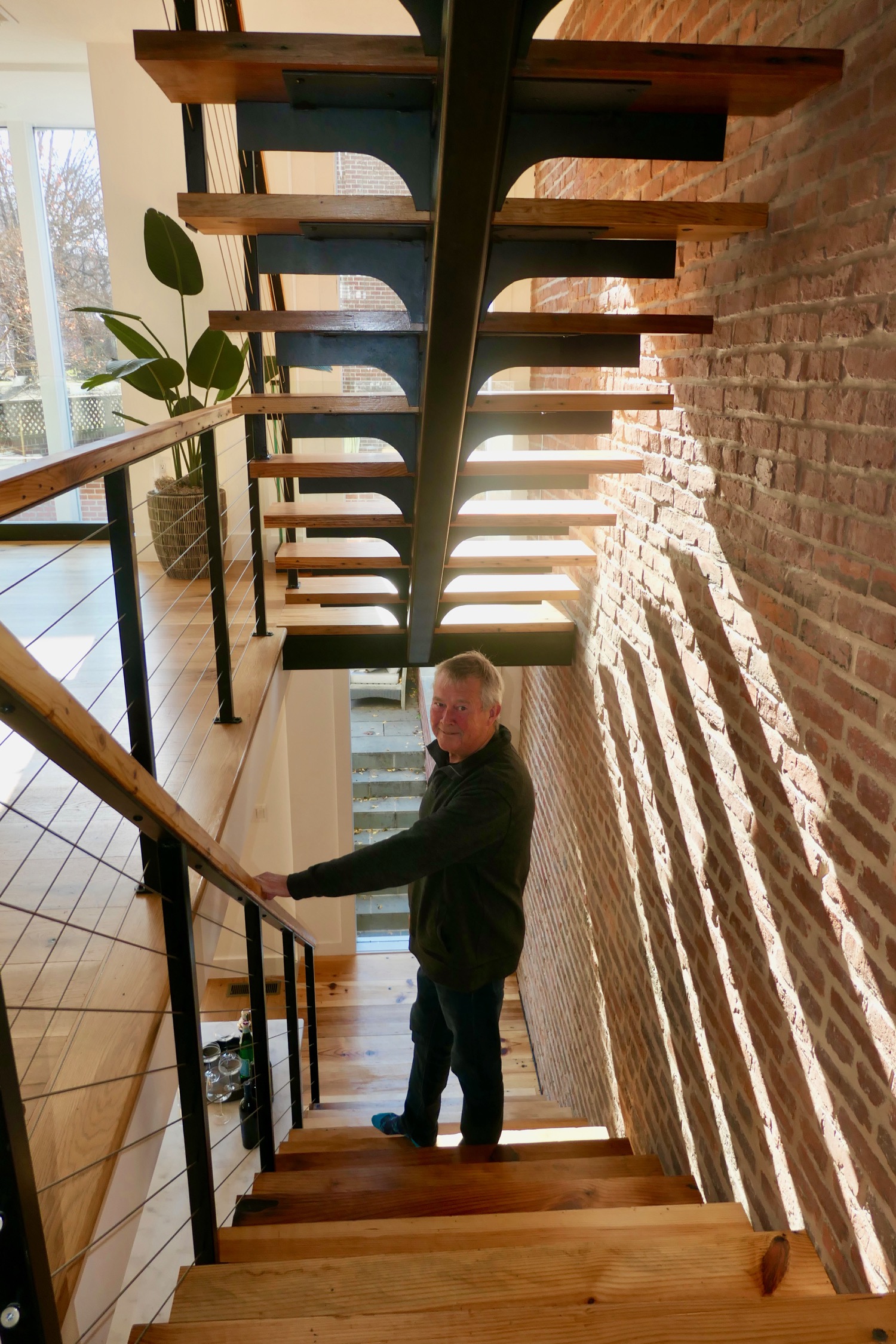 Joists turned to stairs