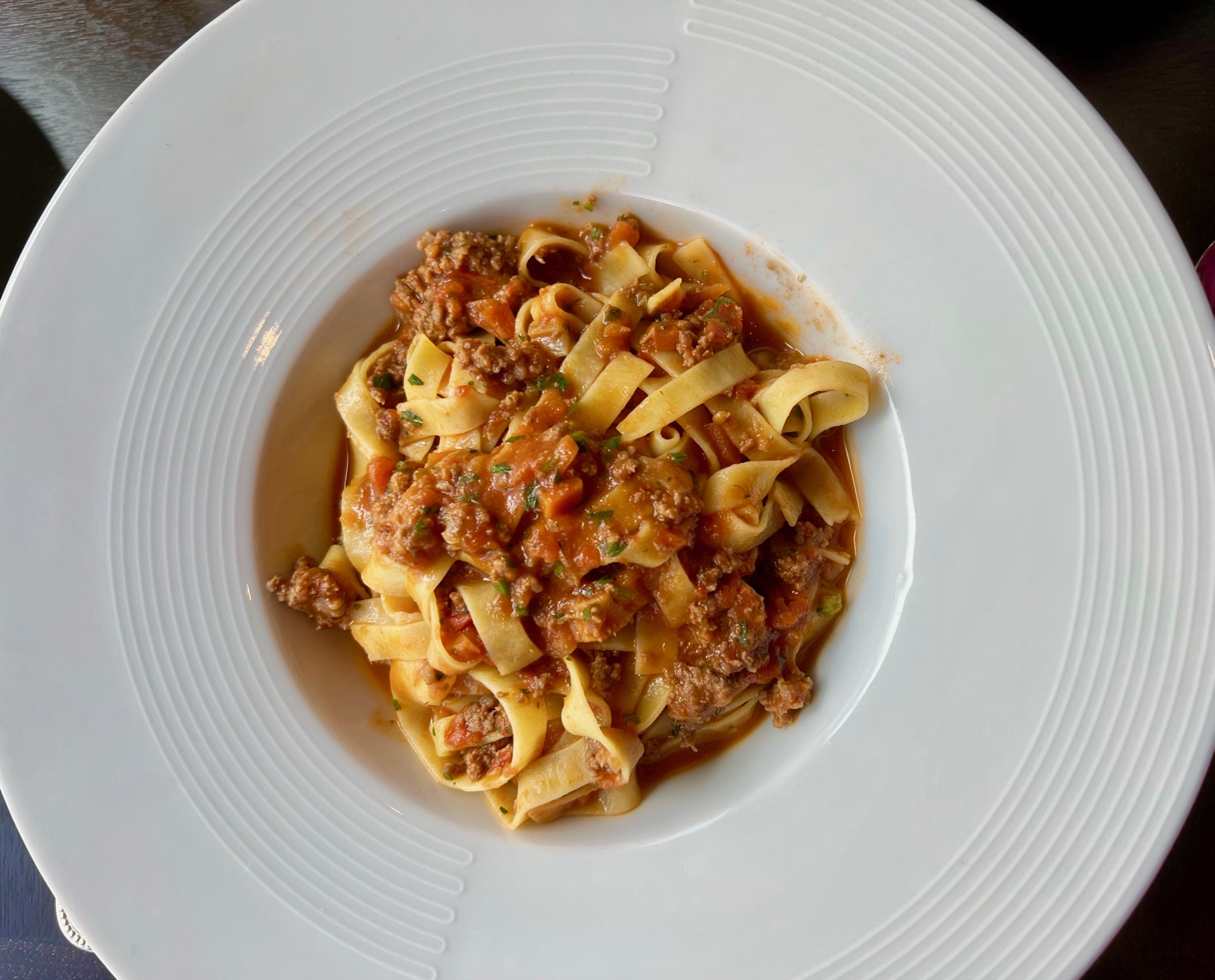 fettucine bolognese