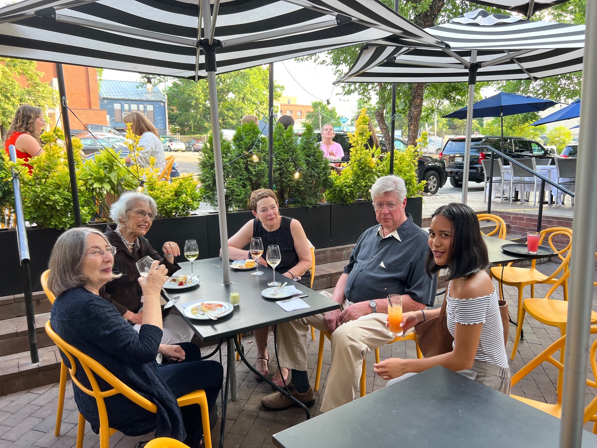 Sylvia Margolin, Judy Bowles, Heidi Yacker, Marc Yacker, Mae Duhig