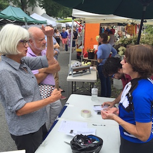 Kate and Bob Berenson of Tenleytown worry about a proposed development at GDS