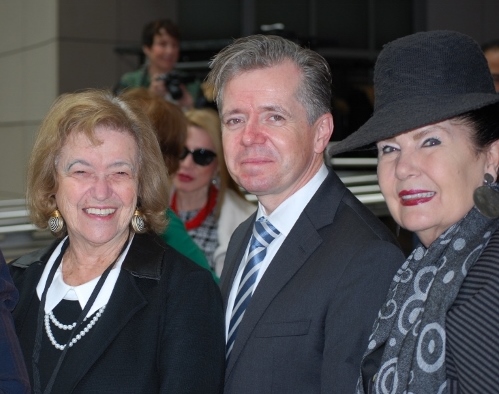 DC Protocol Chief Patricia Elwood, State Dept. Protocol Chief Lawler &amp; Arts Patron Judith Terra