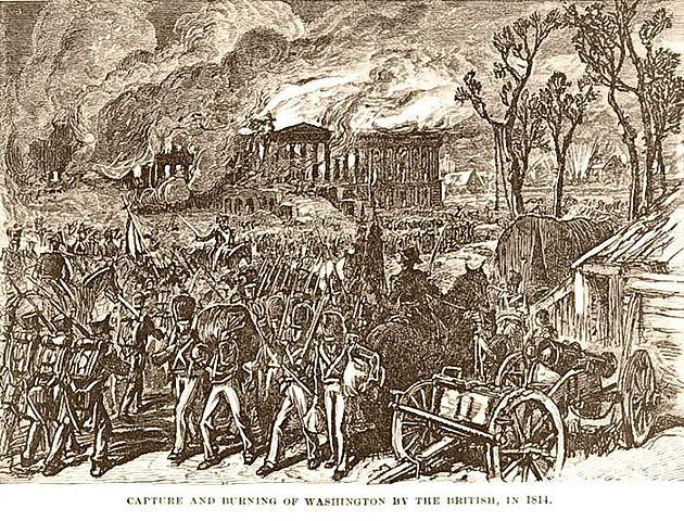 Capture and Burning of Washington by the British, 1814