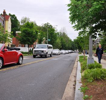 37th Street (Glover Park into Burleith) May 9, 2012 between 1:00 and 2:00 pm