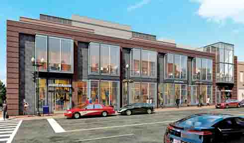 The developer is imagining rebuilt retail spaces at 3000 M St. NW along with a restored hotel.