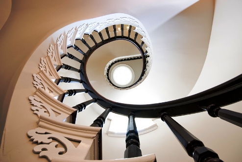 Staircase at 3007 Q Street