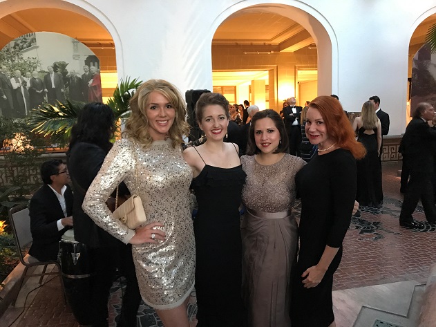 Tania Taylor, Kathleen Galvan (host committee), Natalie Latta, Monica Jaenicke