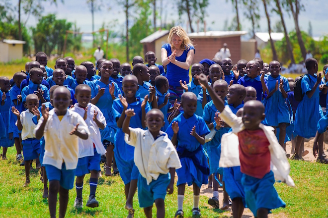 Nyla Rodgers in Kenya