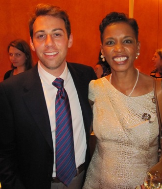 Alan Paul (Director) and Congresswoman Donna Edwards (D-MD)