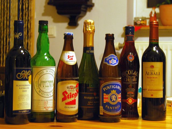 Various Types of Alcoholic Beverages
