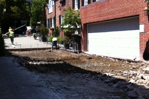 Repaving paradise: a lovely alley in Georgetown