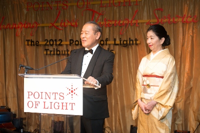 Ambassador Fujisaki and his wife Yoriko