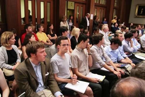 Residents including students packed the ANC meeting