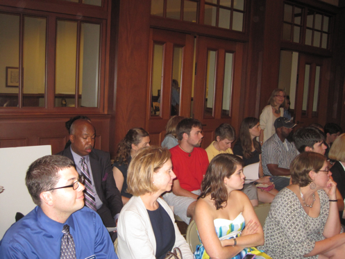 Georgetown students and University officials at September&#039;s ANC meeting on redistricting