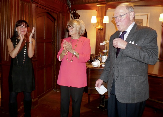 Jennifer Altemus Romm, Betsy Cooley and Bob vom Eigen, CAG President