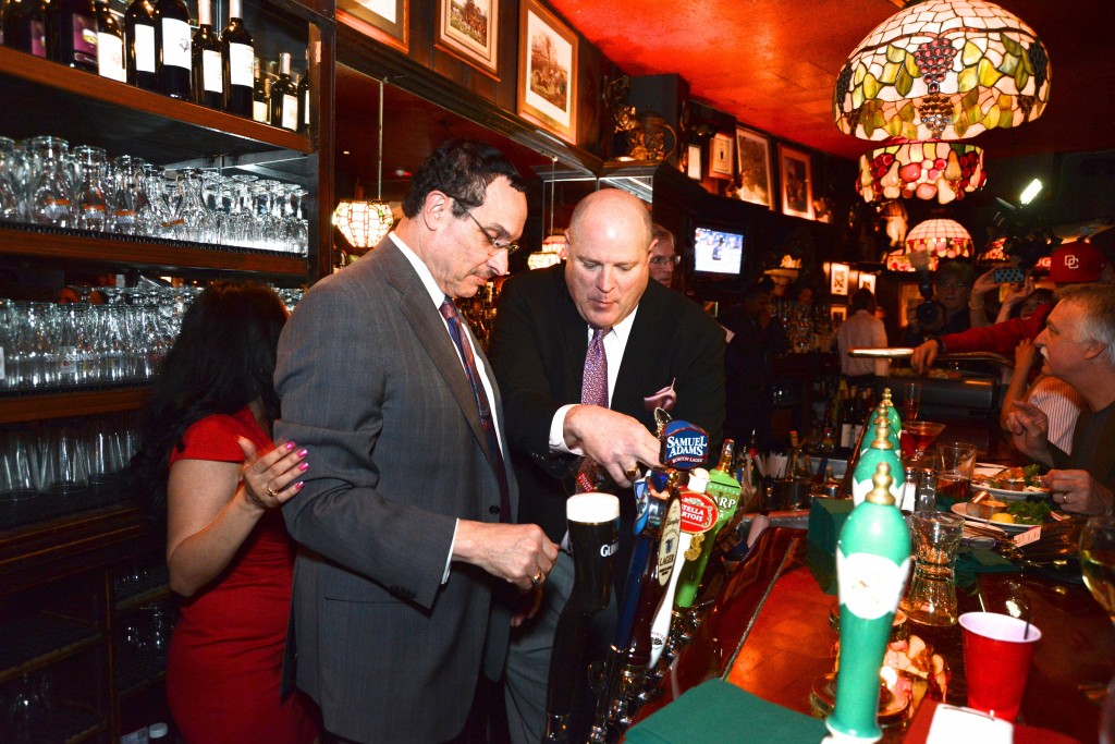 Mayor vincent Gray and Billy Martin, Jr.