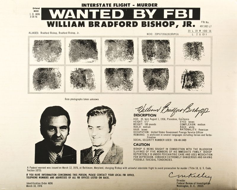 Old FBI poster: Photo credit Ben Tankersley