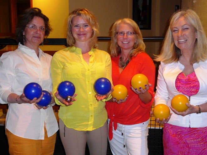 Claudine Sorel, Janine Schoonover, Holly Cligott and Cecilia Browning