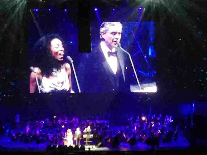 Heather Headley and Andrea Bocelli