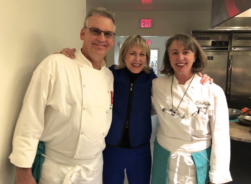 Chef Ryan Sanderson, Lynda Webster and Susan Holt