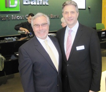 BID president Jim Bracco with GBA president Joe Giannino