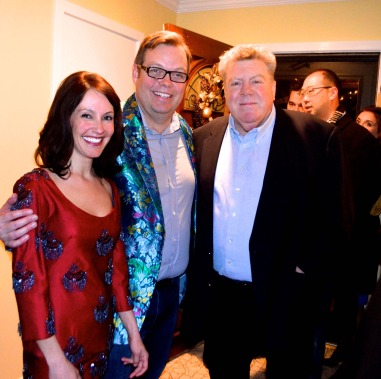 Sara and Ron Bonjean with George Wendt
