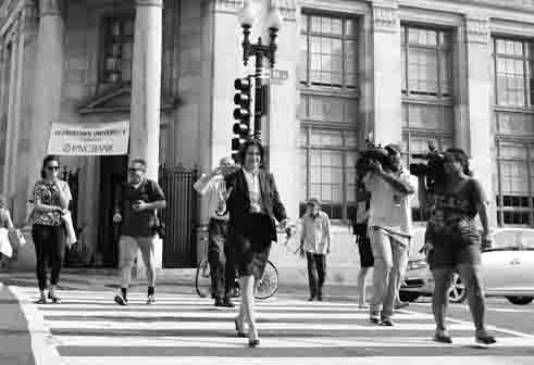 Council member Mary Cheh held a site visit at the corner on Sept. 4 to highlight safety issues there.