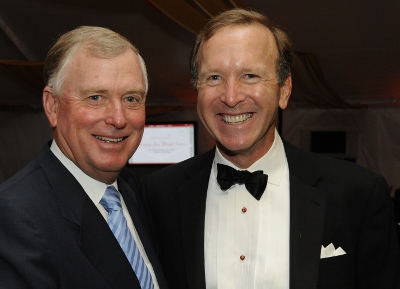 Former Vice President Dan Quayle (left) &amp; Neil Bush