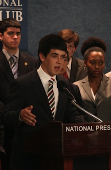 Mike Meaney of the Georgetown University Student Assoc.