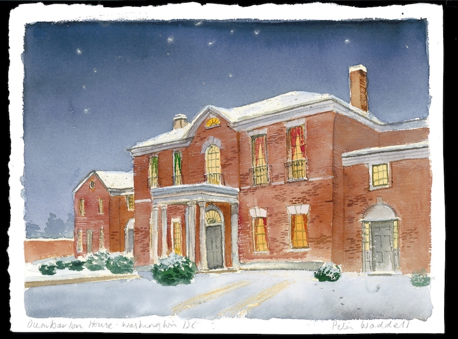 Dumbarton House in the Snow