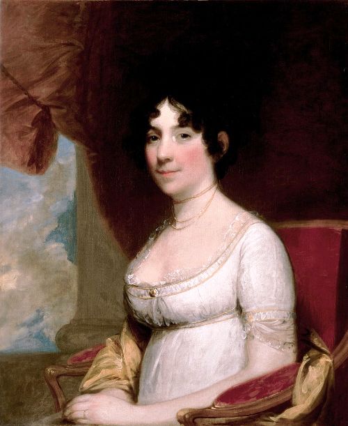 Dolley Madison portrait by Gilbert Stuart
