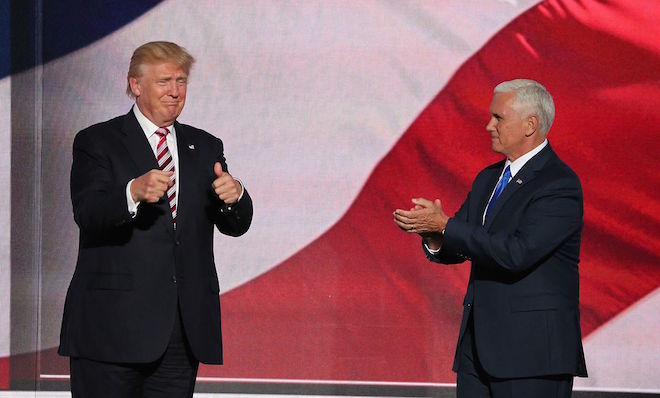 Donald Trump and Mike Pence