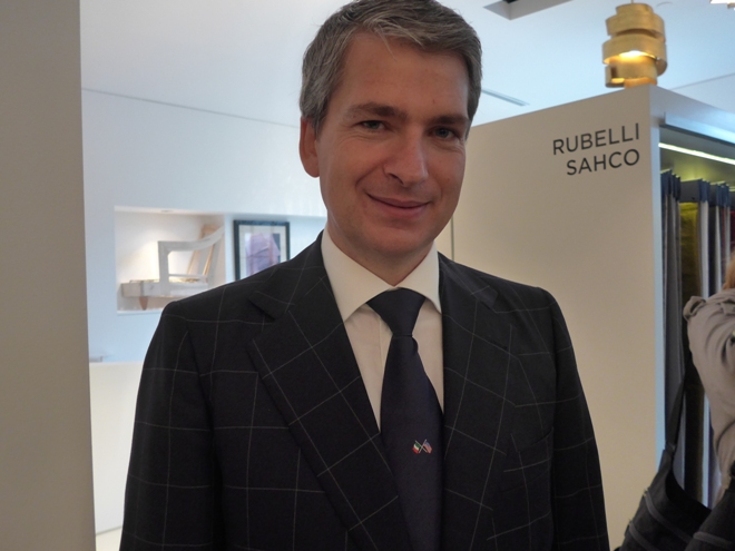 Donghia&#039;s president and CEO, Andrea Rubelli