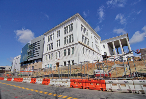 The city is scrambling to get the school ready for students’ return.