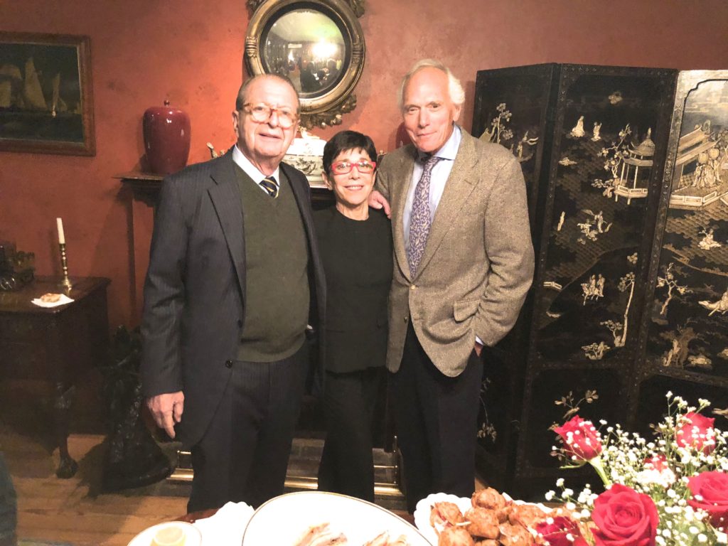 Ed and Sheila Weidenfeld with Eric Lax