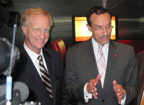 Councilmember Jack Evans with then Mayor-elect Vincent Gray in 2010