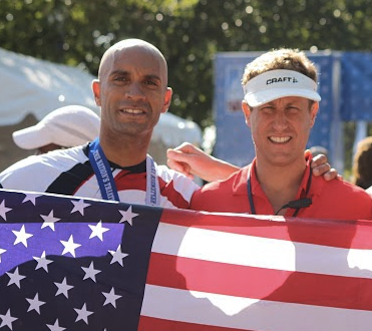 Mayor Adrian Fenty with Alcohol chairman Charles Brodsky
