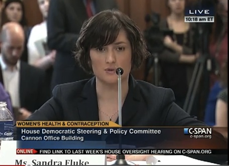 Sandra Fluke, a Georgetown law student for health insurance to cover the cost of contraception, was called a slut by Limbaugh.