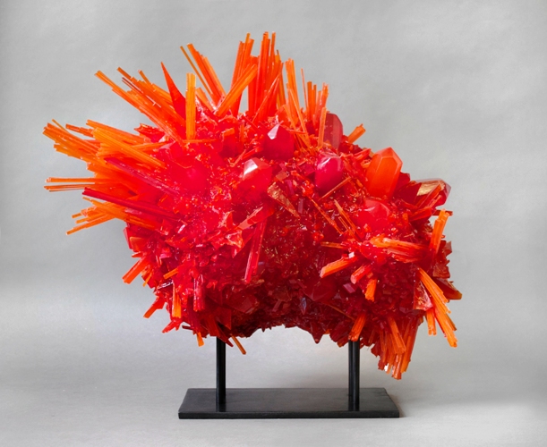 Carson Fox, Orange Rock, 2014-15, resin