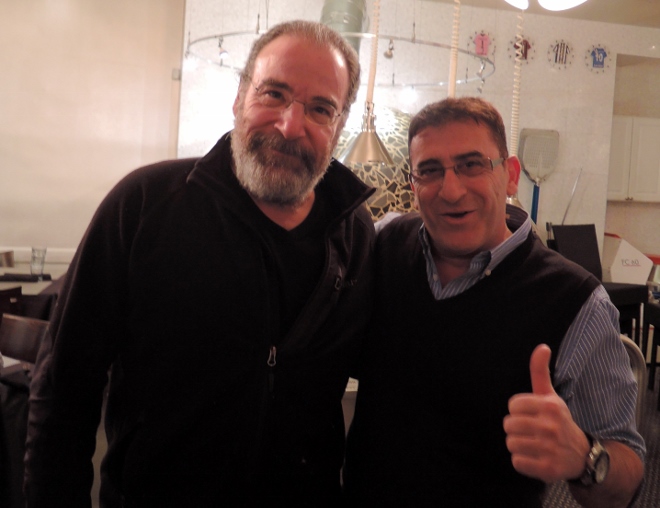 Mandy Patinkin (left) and il Canale GM Vittorio Rosso