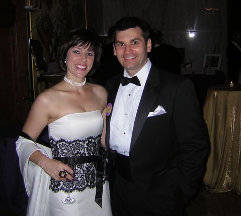 Rokas and Christine Beresniovas at the CAG Russian Embassy annual gala last year
