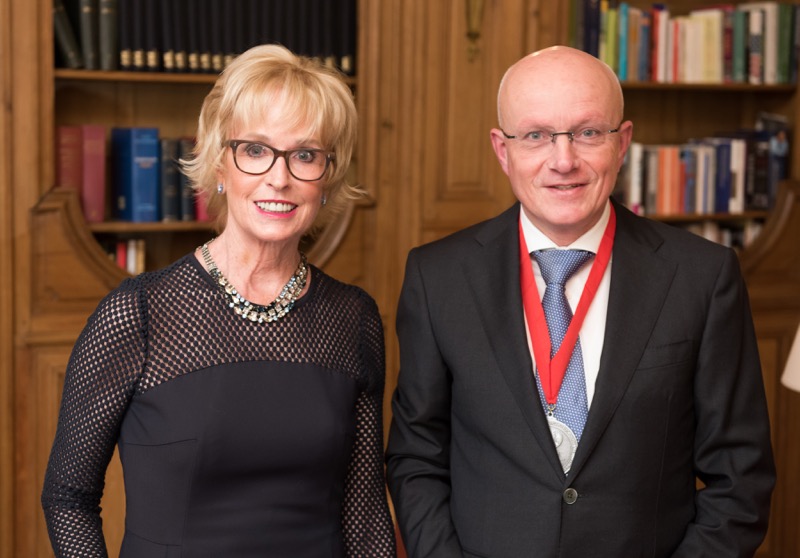 Kathy Kemper and The Ambassador of Belgium