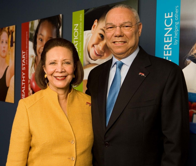Alma and Gen. Colin Powell
