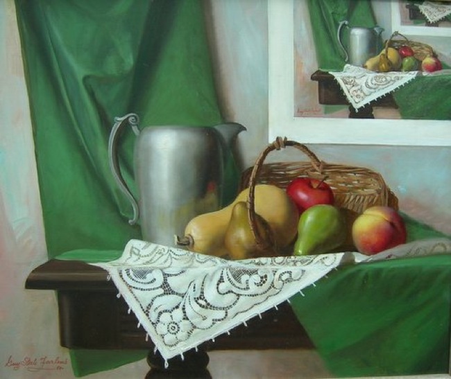 Still Life by Guy Fairlamb: An example of some of the art featured at this weekend&#039;s Georgetown Art Show &amp; Sale