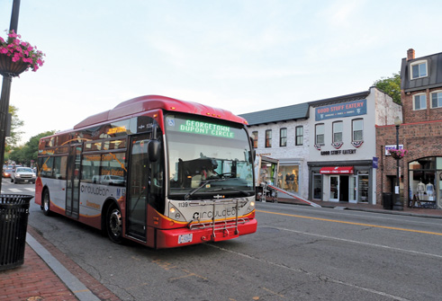 The DC Circulator bus system is popular for its $1 fares and frequent service.