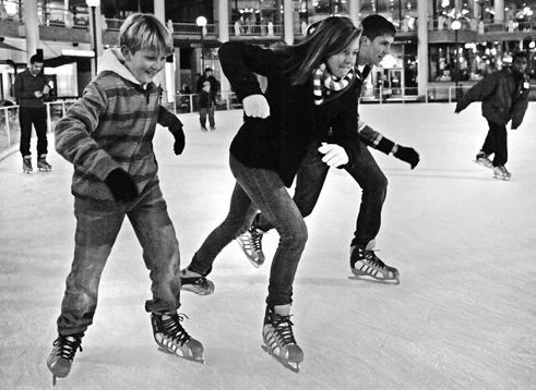 The rink’s official grand opening will be on Saturday.