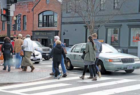 Pedestrians now wait up to 90 seconds to cross M Street NW.