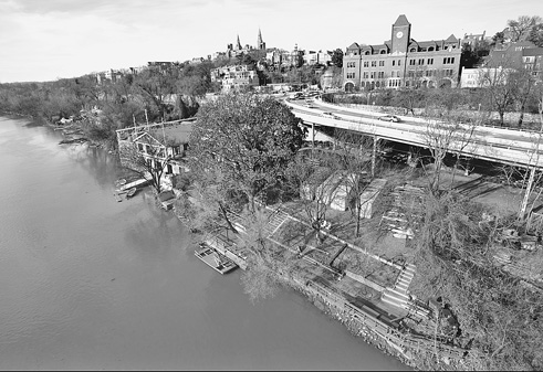 The National Park Service shelved a 2008 report on whether Georgetown University should build a boathouse on the Potomac River.