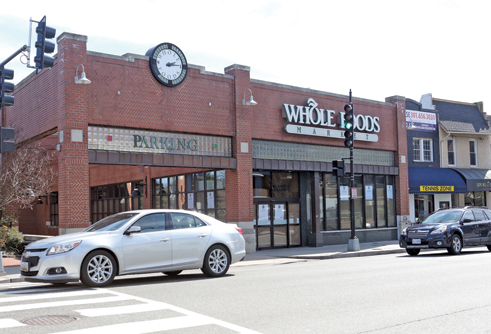 The Glover Park Whole Foods is located at 2323 Wisconsin Ave. NW.