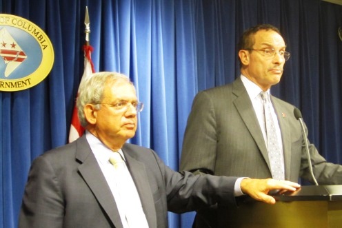 D.C. Mayor Vincent Gray and Attorney General Irvin B. Nathan