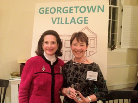 Sharon Lockwood, Georgetown Village Founder &amp; Chair, with Jessica Townsend, President
